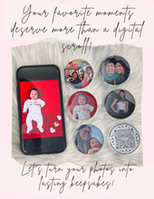 Load image into Gallery viewer, 2.25” Round Custom Photo Magnets (9 pcs/set)
