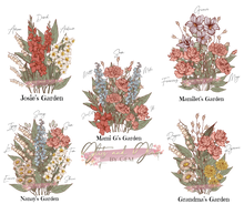 Load image into Gallery viewer, Birth Flower Bouquet Shirts-Customizable
