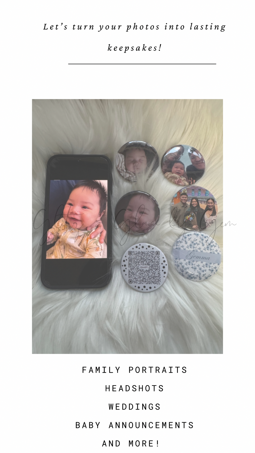 2.25” Round Custom Photo Magnets (9 pcs/set)