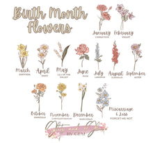 Load image into Gallery viewer, Birth Flower Bouquet Shirts-Customizable
